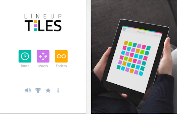 Line Up Tiles, nuovo puzzle game con protagonisti i colori