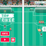 Calci di punizione in stile retrò con Tiny Striker