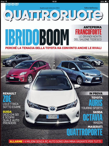 Quattroruote: su iPad approda la rivista più famosa del mondo dei motori