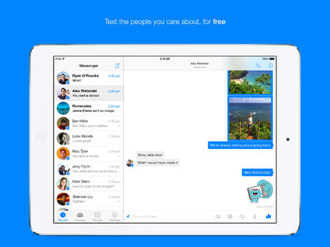 Facebook Messenger arriva su iPad, con tanto di chiamate