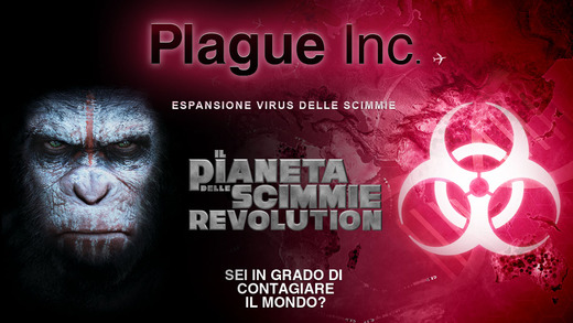 Il Pianeta delle Scimmie Revolution arriva in Plague Inc.