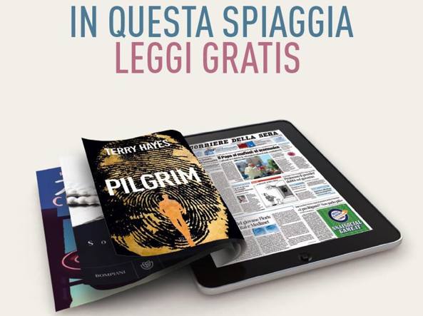 Giornali gratis sulla spiaggia grazie a Quobee
