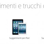Apple pubblica la pagina web di “Suggerimenti”