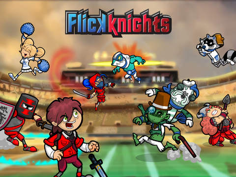 Flick Knights: gioco di strategia a turno basato sul calcio