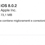 Disponibile iOS 8.0.2