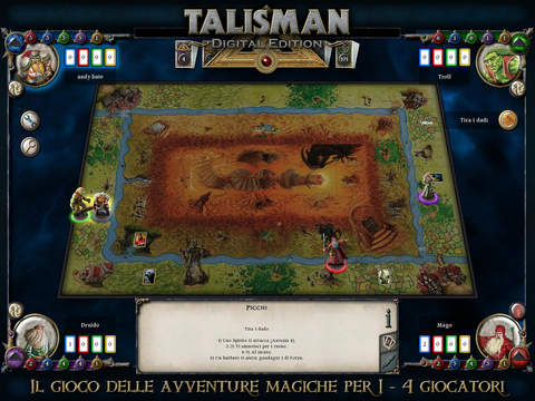Talisman: noto gioco da tavolo per iPad e iPhone