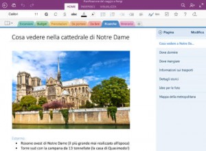 Ecco la condivisione iOS 8 in OneNote!