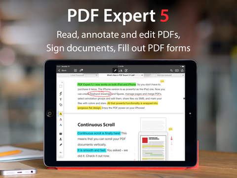 PDF Expert 5: nuovo update su App Store