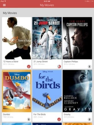Google aggiorna l’app di “Play Movies & TV” per iOS
