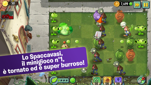 Plants vs. Zombies 2 si aggiorna: torna lo Spaccavasi