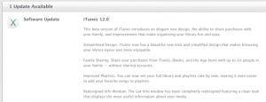 iTunes 12 beta si aggiorna