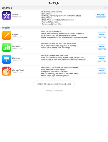 Arriva su App Store l’app di TestFlight