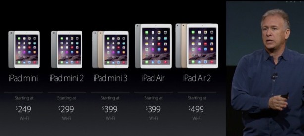 iPad mini ed iPad Air di prima generazione ancora in vendita anche dopo iPad Air 2 ed iPad mini 3