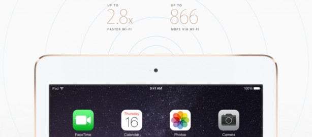 iPad Air 2 dispone di un modulo Wi-Fi più veloce!