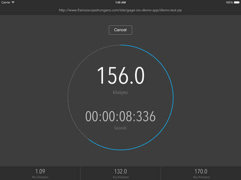 Gage: per effettuare lo speed test del network direttamente da iPad