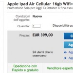 iPad Air 16GB LTE offerto a 399€!