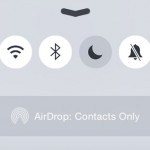 Il Control Center su iPad Air 2 mostrai tasti “Mute” e “Blocco rotazione”