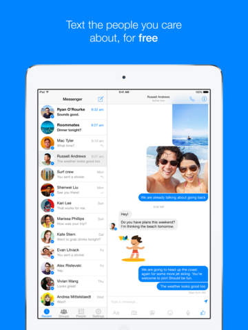 Facebook aggiorna Messenger per iOS