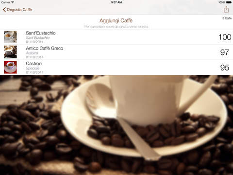 Tutti i segreti del caffè con l’app “Degusta Caffè”