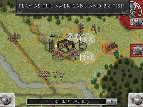 Rebels and Redcoats iPad pic1