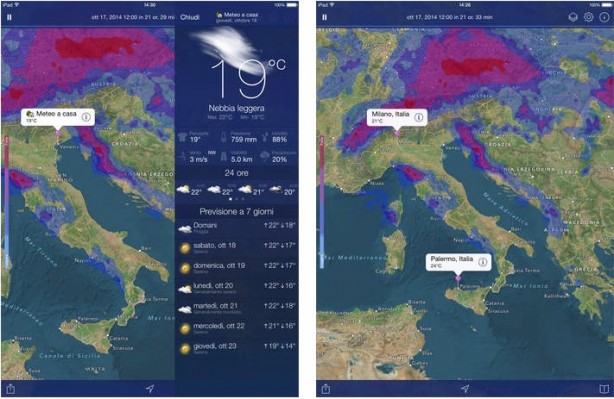 Radar Meteo Pro iPad pic0