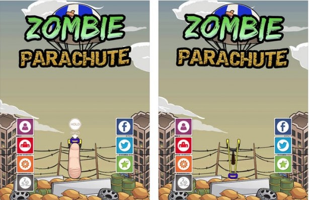 Zombie Parachute iPad pic0