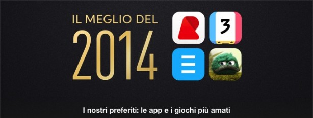 App Store: ecco il Meglio del 2014 secondo Apple