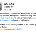 Apple rilascia iOS 8.1.2 per iPad