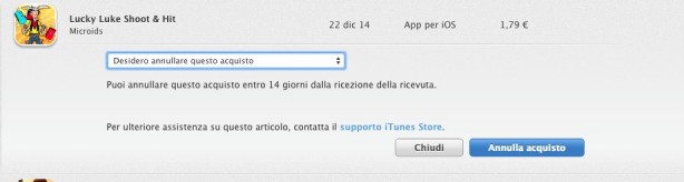 Come annullare gli acquisti effettuati tramite iTunes e richiedere il rimborso