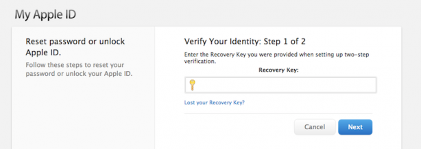 Attenzione alla Recovery Key: se la perdete, addio Apple ID!
