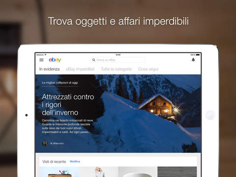 eBay per iPad si aggiorna completamente