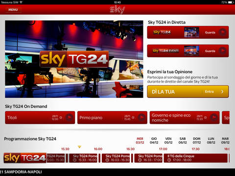Su iPad arriva Sky TG24