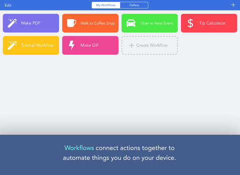 Workflow: un’app per automatizzare azioni su iOS