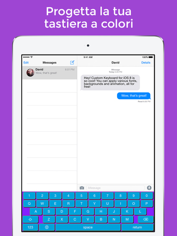 Personalizzare la tastiera di iOS 8 con caratteri, colori, sfondi e animazioni
