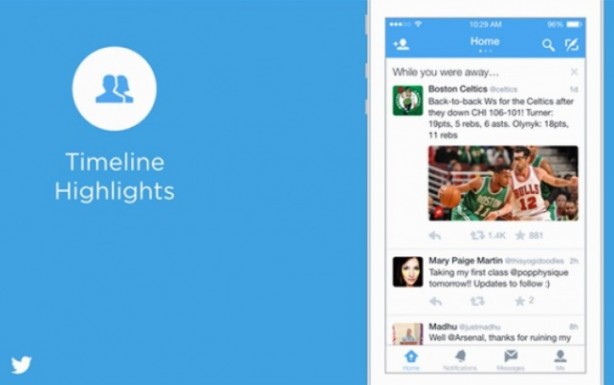 Twitter cambia la gestione della sua timeline