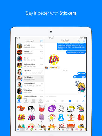 Nuovo aggiornamento per Facebook Messenger