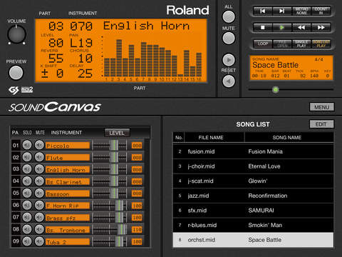 Su iPad arrivano gli storici suoni di “SOUND Canvas” di Roland