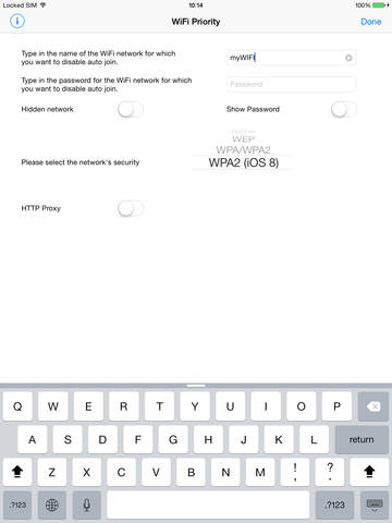WiFi Priority iPad pic0
