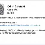 Disponibile la beta 5 di iOS 8.2
