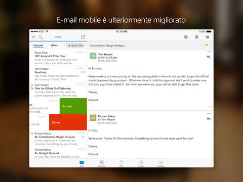 Nuovo aggiornamento per Microsoft Outlook