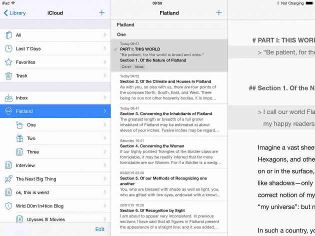 Ulysses per iPad – Uno degli editor testuali più versatili e completi [VIDEO]