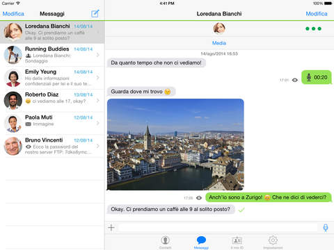 Messaggistica istantanea su iPad con Threema: cifratura end-to-end per tutti i messaggi