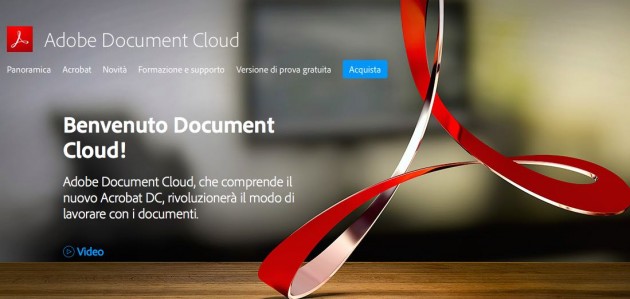 Adobe Document Cloud e Acrobat DC ora disponibili