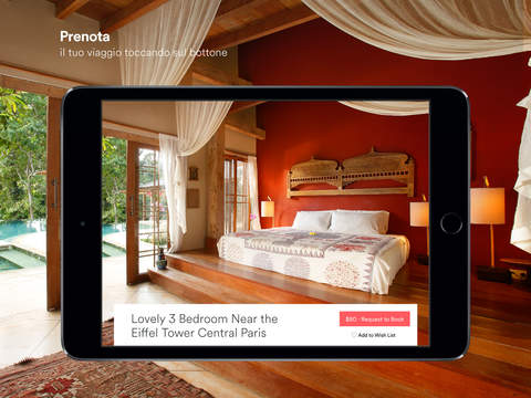 Airbnb arriva su iPad