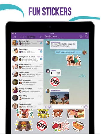 Viber è disponibile su iPad, ma con qualche limite