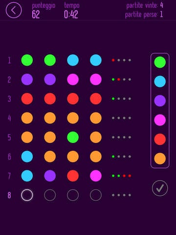 Mastermind Pro, un nuovo gioco di logica per iOS