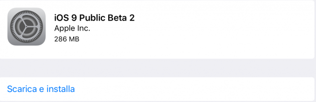 Apple rilascia ai tester la seconda beta pubblica di iOS 9
