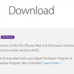 Disponibile iOS 9 beta 3 per iPad!