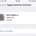 Disponibile iOS 9 beta 4 per sviluppatori!