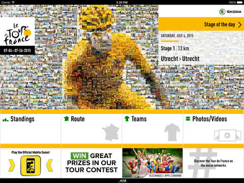 TOUR DE FRANCE 2015 iPad pic0